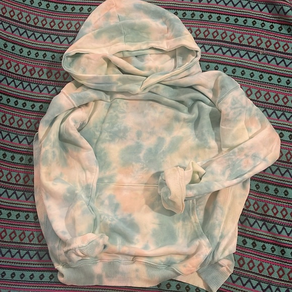 💕NWOT Tye Dye Hoodie by Aerie Super Cute beachy vibes 🏖️ - Picture 4 of 11